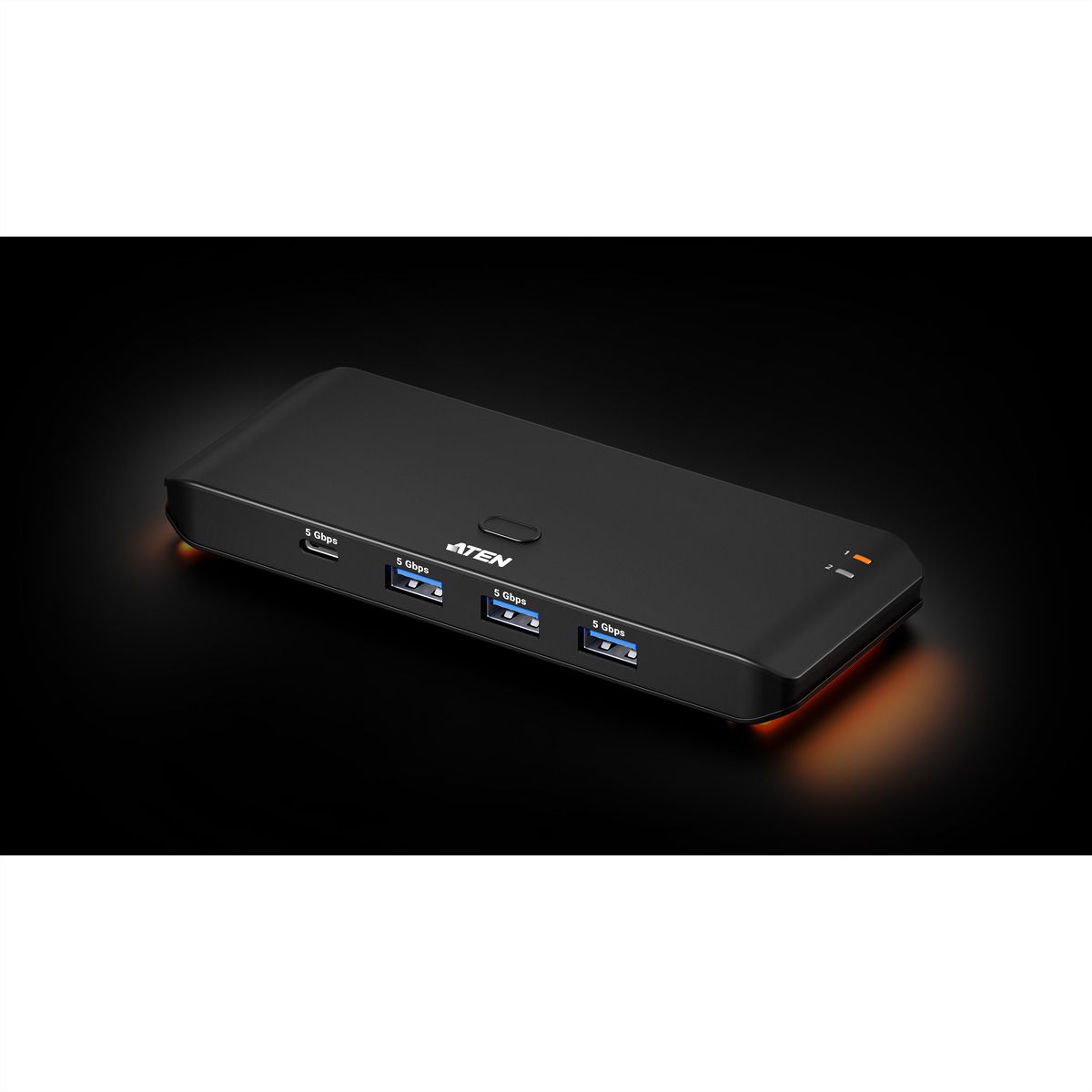 ATEN US4324 Commutateur USB 3.2 Gen 1 partagé 2 x 4