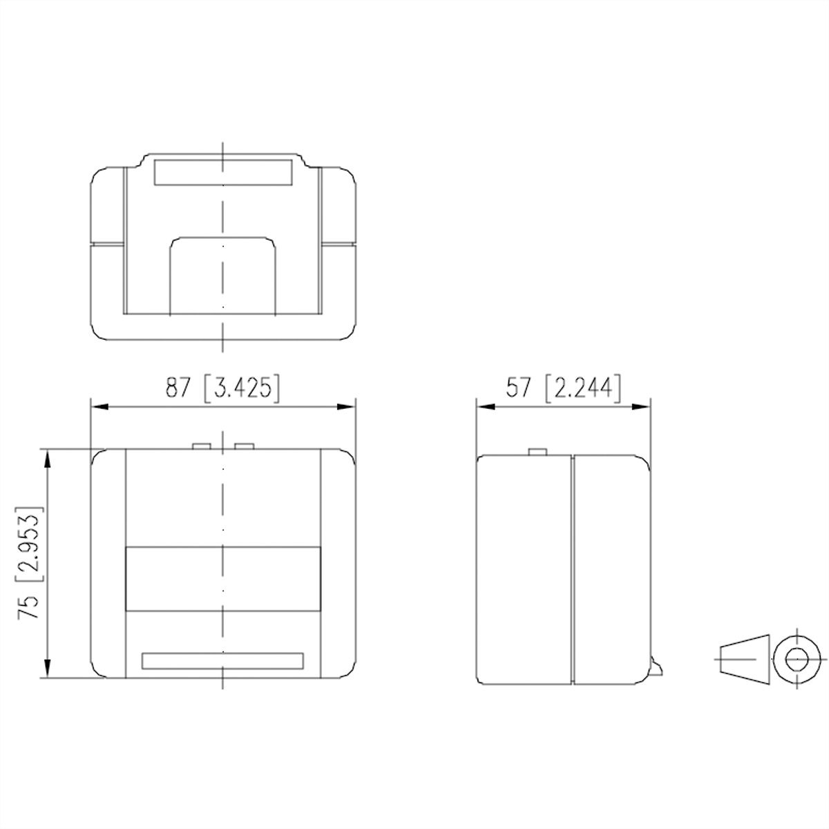 METZ CONNECT E-DAT modul IP20 boîtier apparent