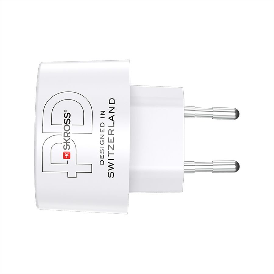 SKROSS Chargeur USB Euro A/C 65PD avec câble USB-C