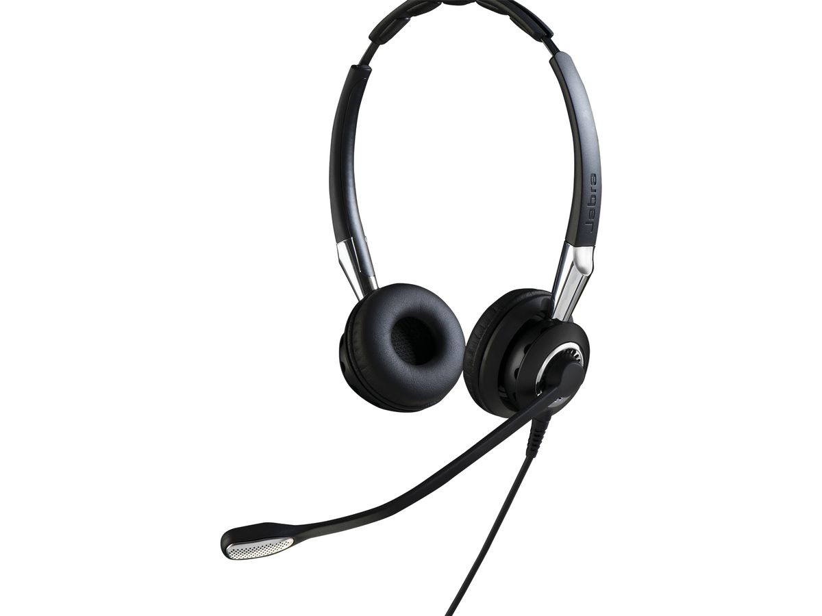 Jabra BIZ 2400 II QD Duo NC WideBand Binaural Bandeau Noir