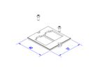 BACHMANN cadre 2xMETZ CONNECT E-DAT module CAT6