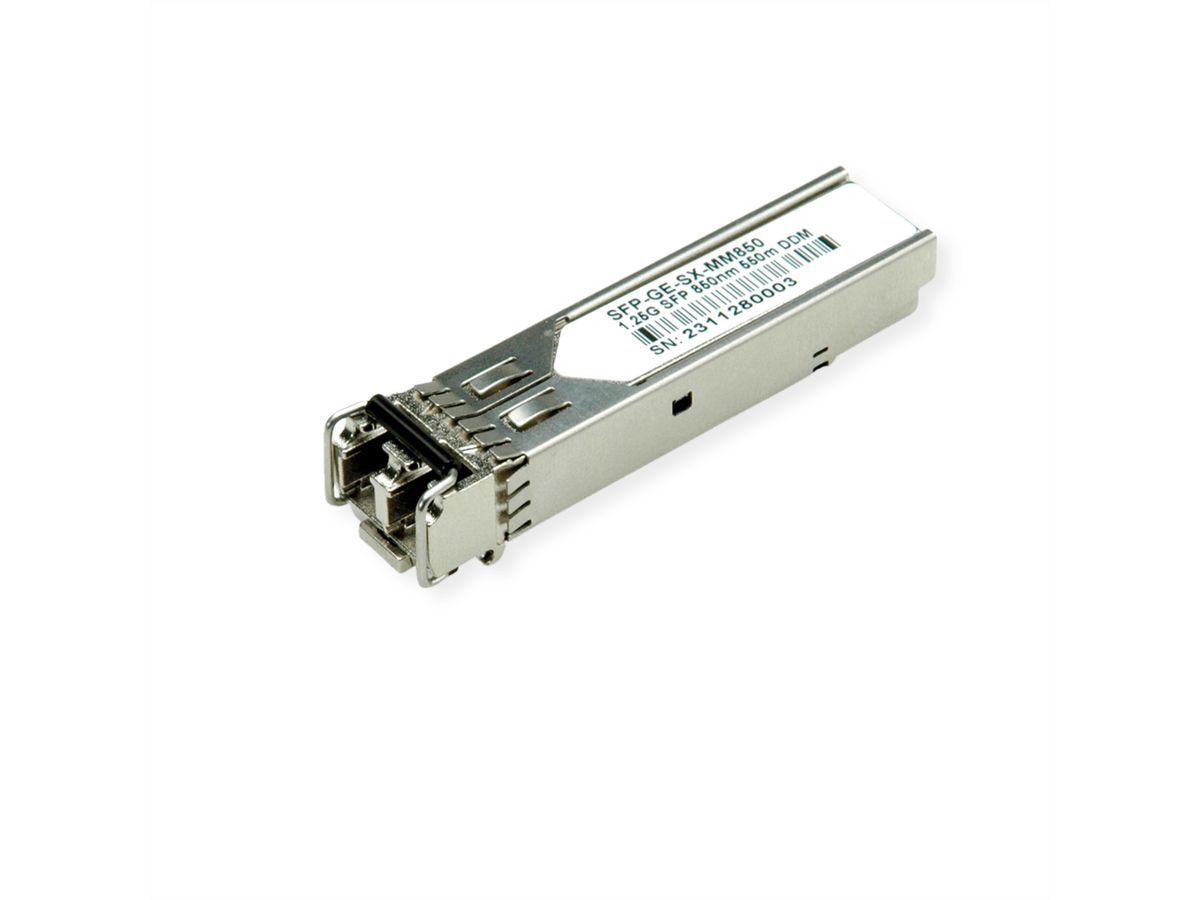 VALUE Module SFP (MiniGBIC) SX/LC, 1/1,25G, Multimode 850nm, max. 550m