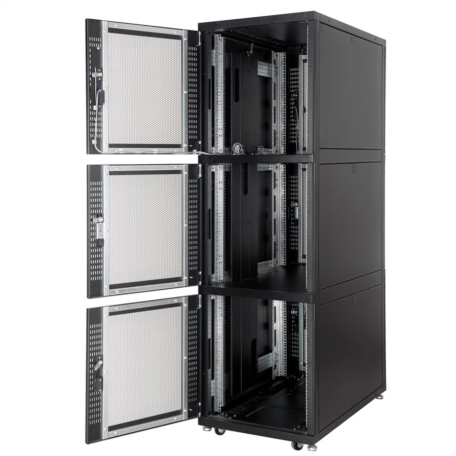 ROLINE Armoire de colocation 45U 800x1000mm, 2 compartiments, noir