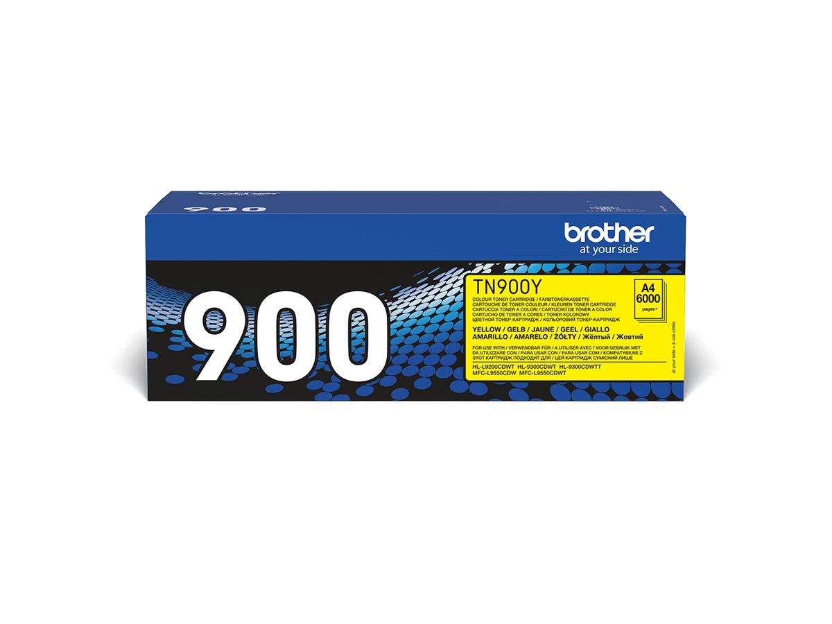 Brother TN-900Y - Cartouche de toner originale – Jaune