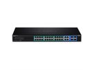 TRENDnet TPE-5028WS Switch PoE+ Web smart Gigabit à 28 ports, 24x PoE+ Gigabit, 4x Gigabit partagés (RJ-45/SFP)