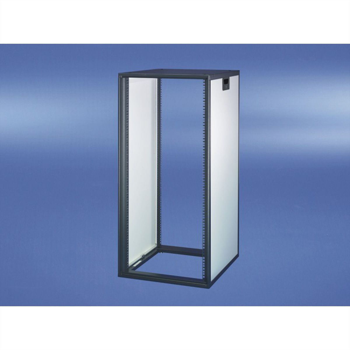 Armoire Novastar SCHROFF sans porte ni panneau arrière, Heavy-Duty, RAL 7021/7035, 2145H 553W 800D