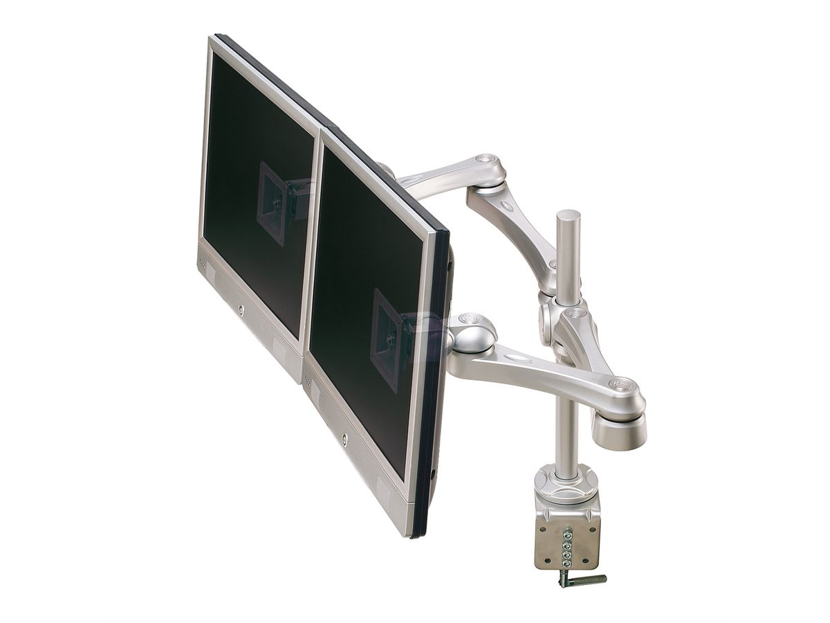 ROLINE Bras multi LCD, support pour 2 LCD, 4 pivots