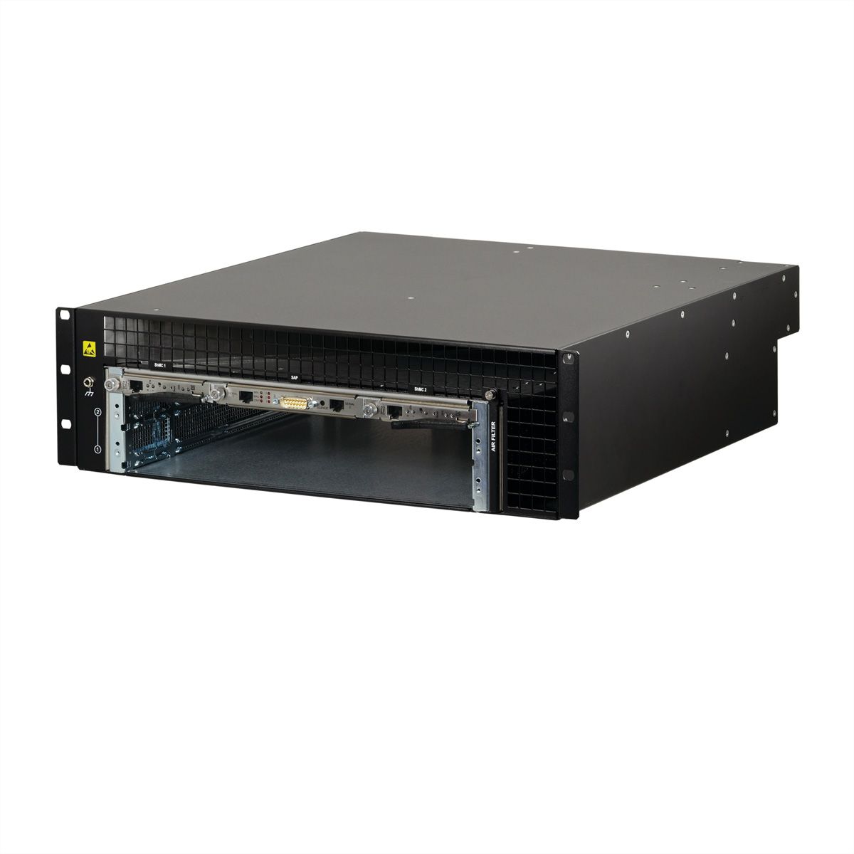 SCHROFF ATCA System 450/40 FTR Series, 2 slots, DC, Hub/Hub, Bussed IPMB