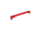 Accessoire pour rail de guidage SCHROFF, PC, 220 mm, 2 mm de largeur de rainure, rouge, 10 pièces
