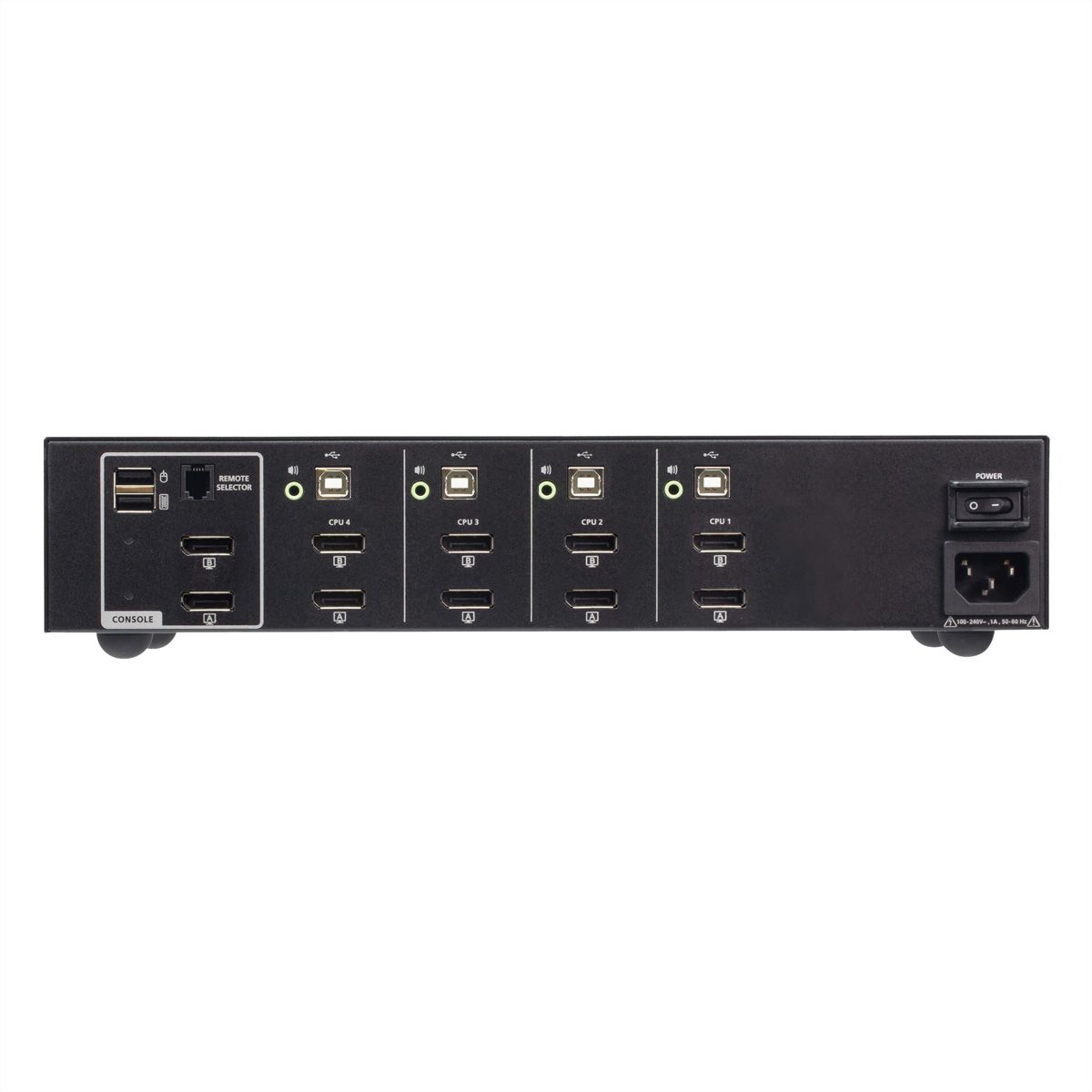 ATEN CS1144DP4 Commutateur KVM sécurisé DisplayPort à 4 ports USB et double affichage