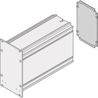 Unité enfichable de type cadre SCHROFF, panneau arrière, lisse, 3 U, 14 HP