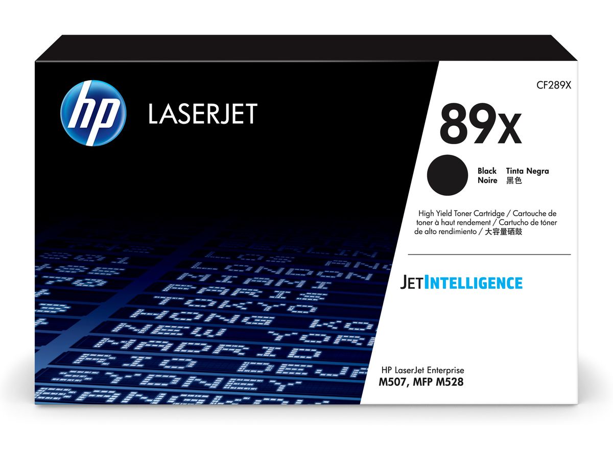 HP Toner noir LaserJet 89X authentique grande capacité