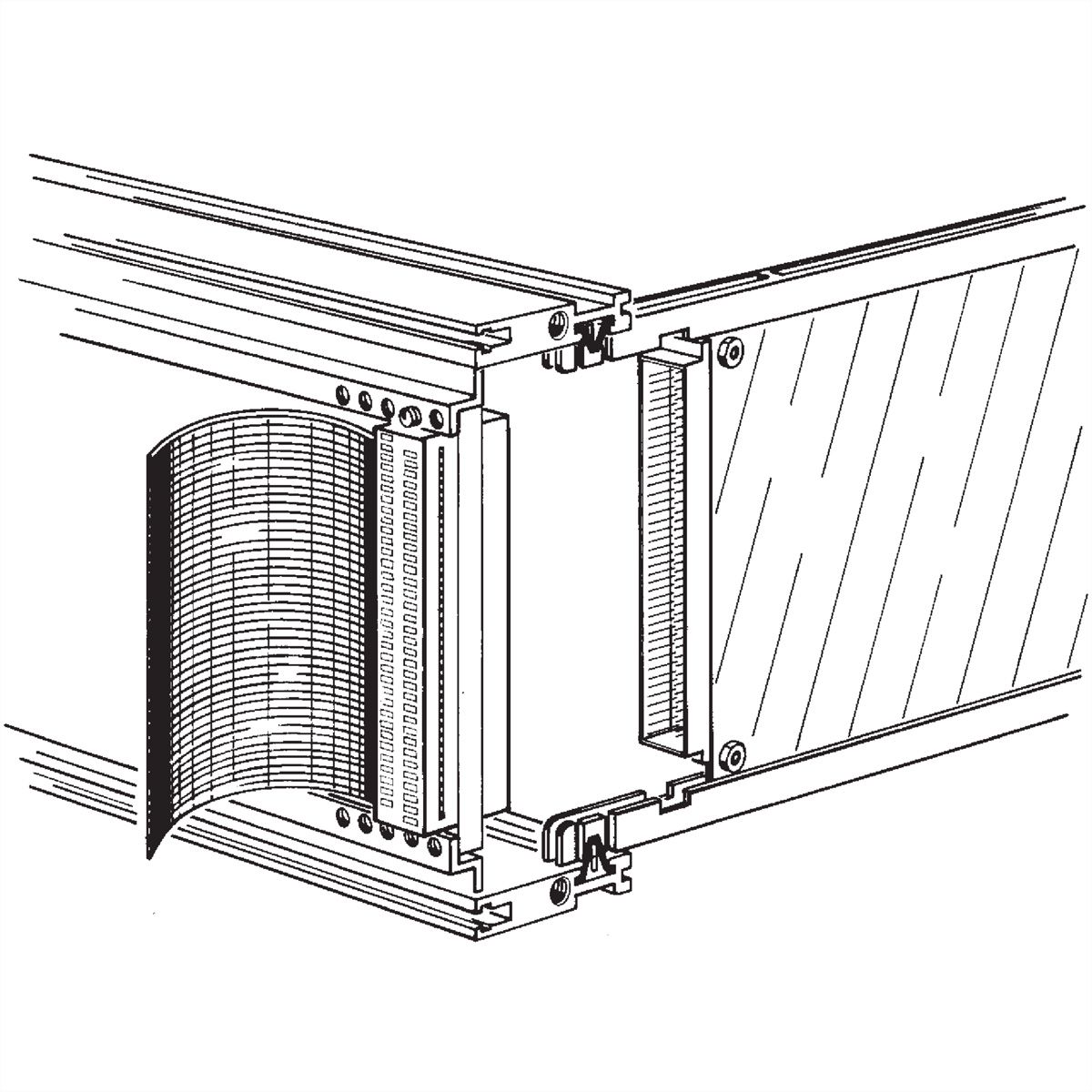 Connecteur SCHROFF de type C, EN 60603, DIN 41612, pour câble ruban