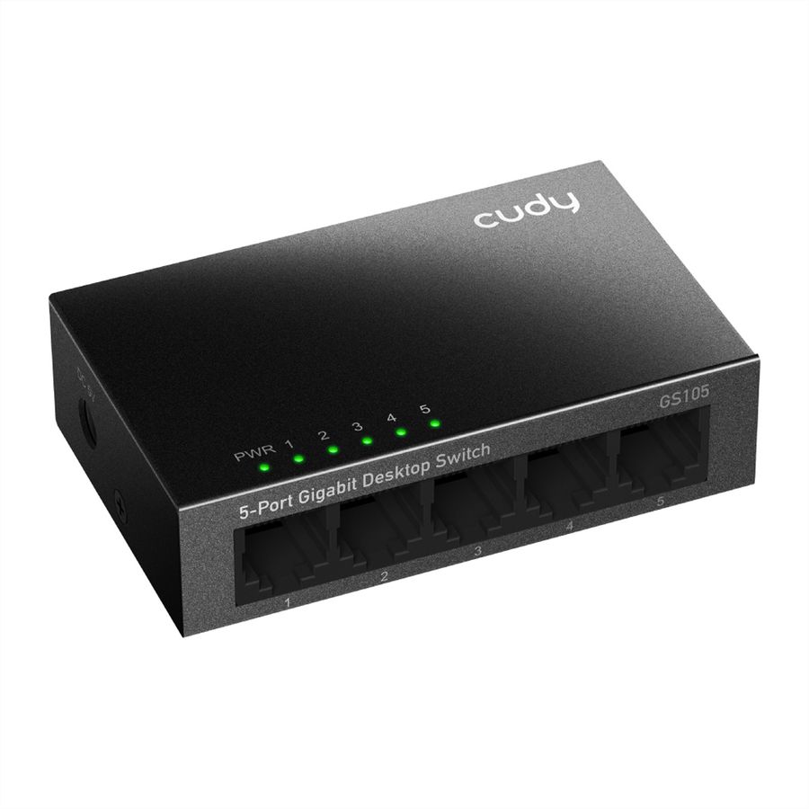CUDY GS105 Switch 5 ports Gigabit métal