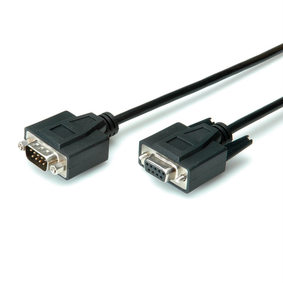 VALUE Câble RS232 9 pôles M/F, 1 m