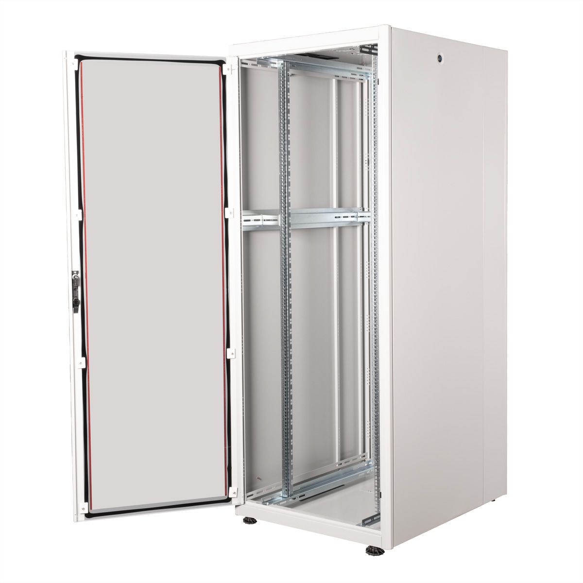 ROLINE 19" Baie réseau Basic 42U, 800x1000 LxP Porte verre gris