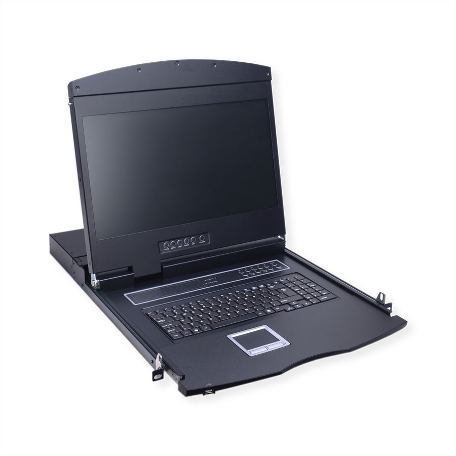 VALUE Switch KVM 19", 8 ports, 48 cm (19") TFT (16:9), VGA, USB, FR-Layout
