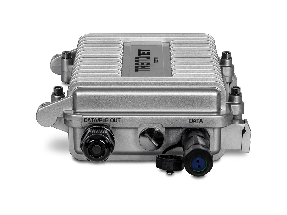 TRENDnet TI-OBF711 Convertisseur industriel de médias pour extérieur SFP+ 10G vers PoE++ 10G (95W)