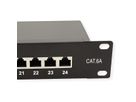 VALUE Panneau de brassage Cat.6A (Classe EA) 19", 24 ports, blindé, noir