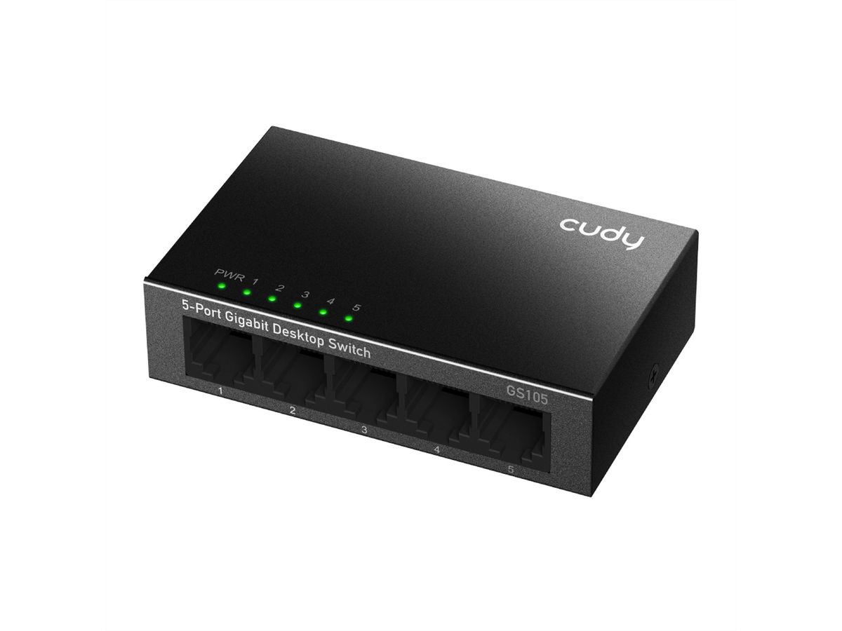 CUDY GS105 Switch 5 ports Gigabit métal