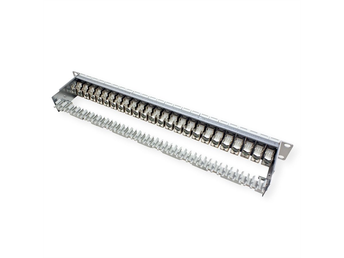 BTR Panneau 19" 1UH équipé de 24 modules E-DAT Cat.6 (Classe E)