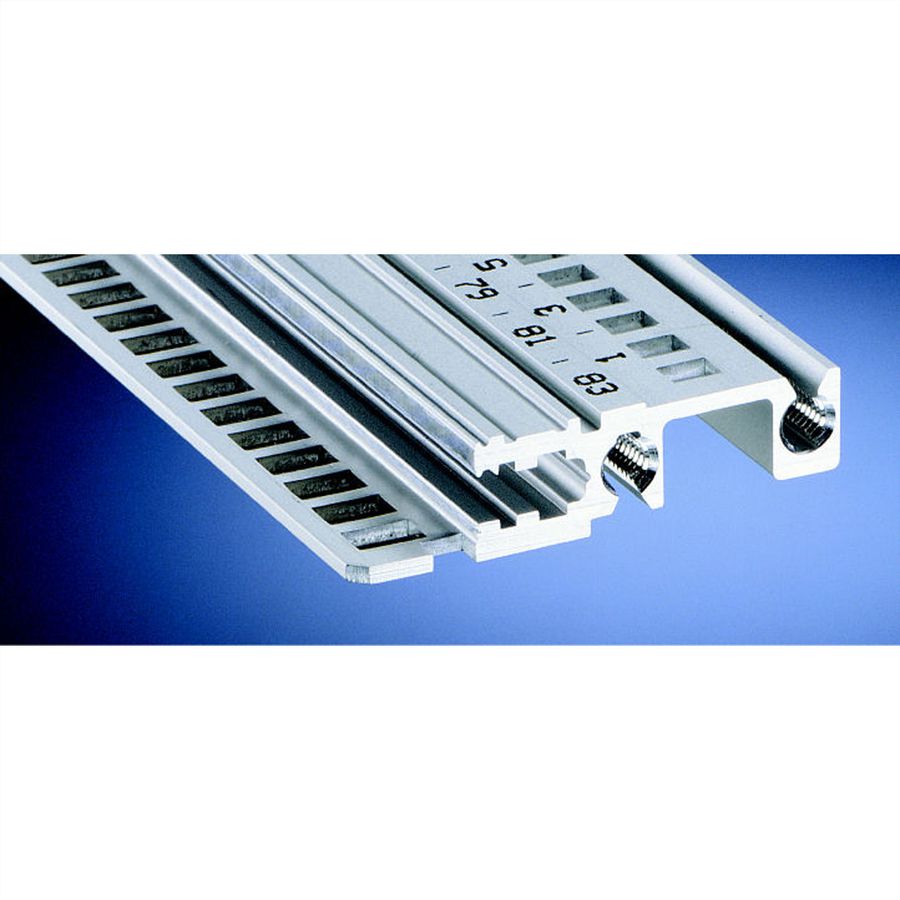 Rail horizontal SCHROFF, avant, type H-LD, lourd, lèvre longue, pour application IEEE, 28 HP