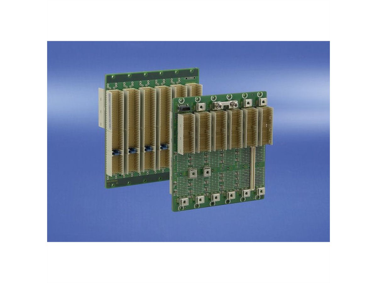 Carte-mère CPCI SCHROFF, emplacement gauche, 6 U, 5 slots, 64-Bit, 5 V VI/O