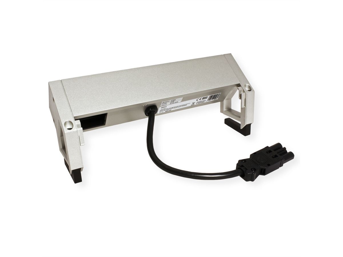 BACHMANN DESK2 2xUTE 35° 1xUSB Chargeur 1xCM Courant 0,2m GST18 Inox