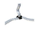 BACHMANN Distributeur Easy-Switch avec raccordement vertical Kabelschlange® Premium noir