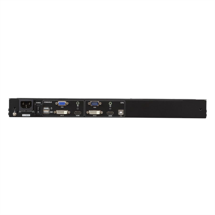 ATEN CL3800NW Console KVM USB HDMI DVI VGA Dual Rail, FR-Layout