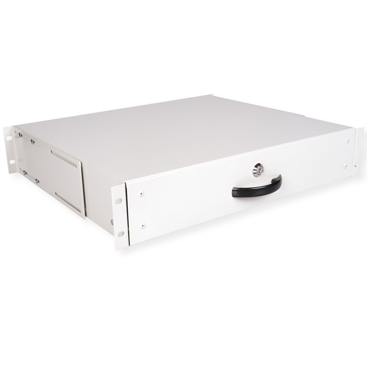 ROLINE 19" Tiroir pour clavier 2U, 400P fermable gris