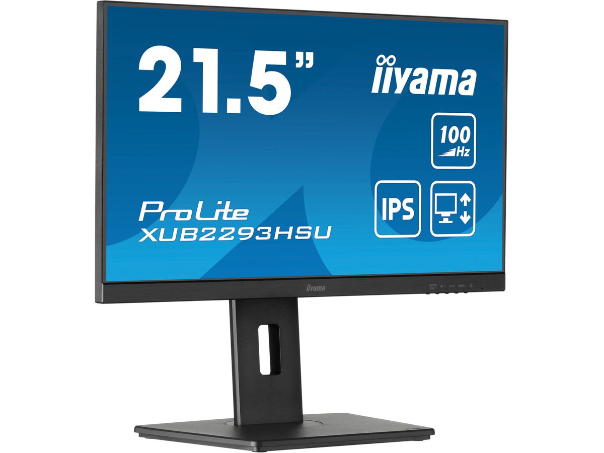 iiyama ProLite XUB2293HSU-B7 écran plat de PC 54,6 cm (21.5") 1920 x 1080 pixels Full HD LED Noir