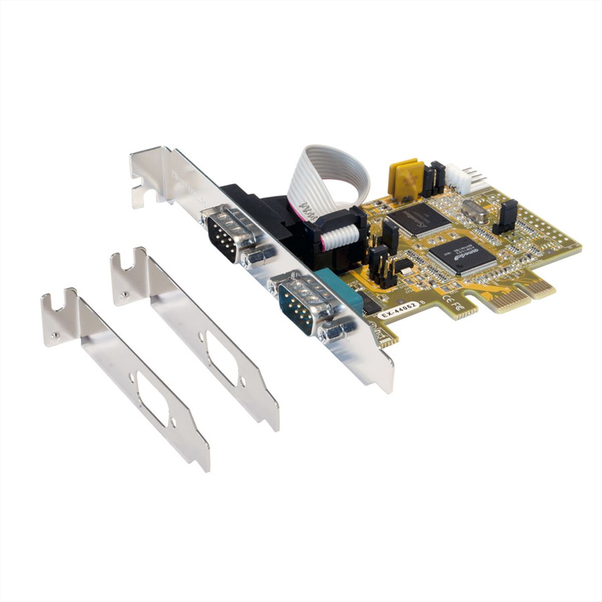 EXSYS EX-44092-2 Carte PCI Express x1, 2x RS232