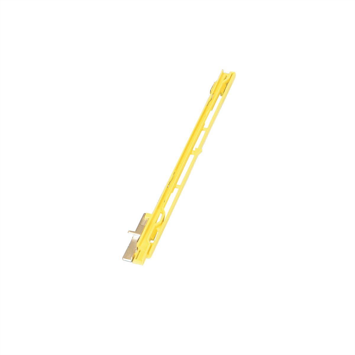 SCHROFF MTCA Rail de guidage, jaune, inférieur, pour modules PM, 10 pièces
