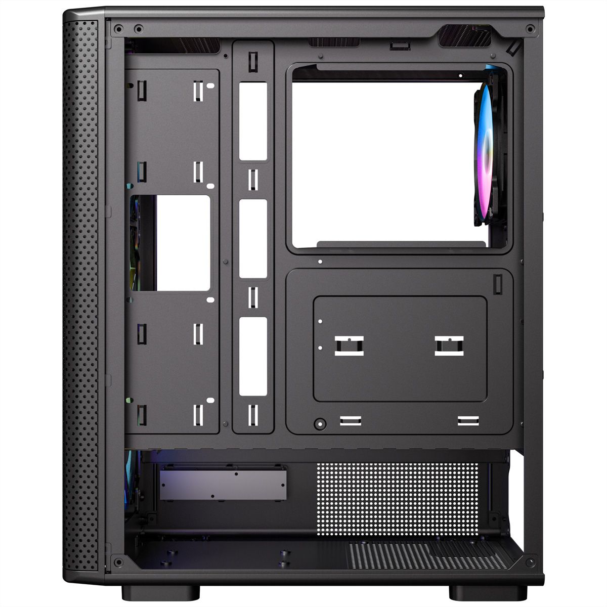 ANTEC VX-310 ARGB Boîtier PC ATX, Micro-ATX , ITX Mid Tower Gaming, noir