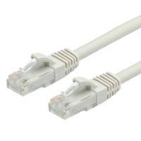 Cordon VALUE Cat.6A (Classe EA) / 10 Gigabit UTP, gris, 0,3 m
