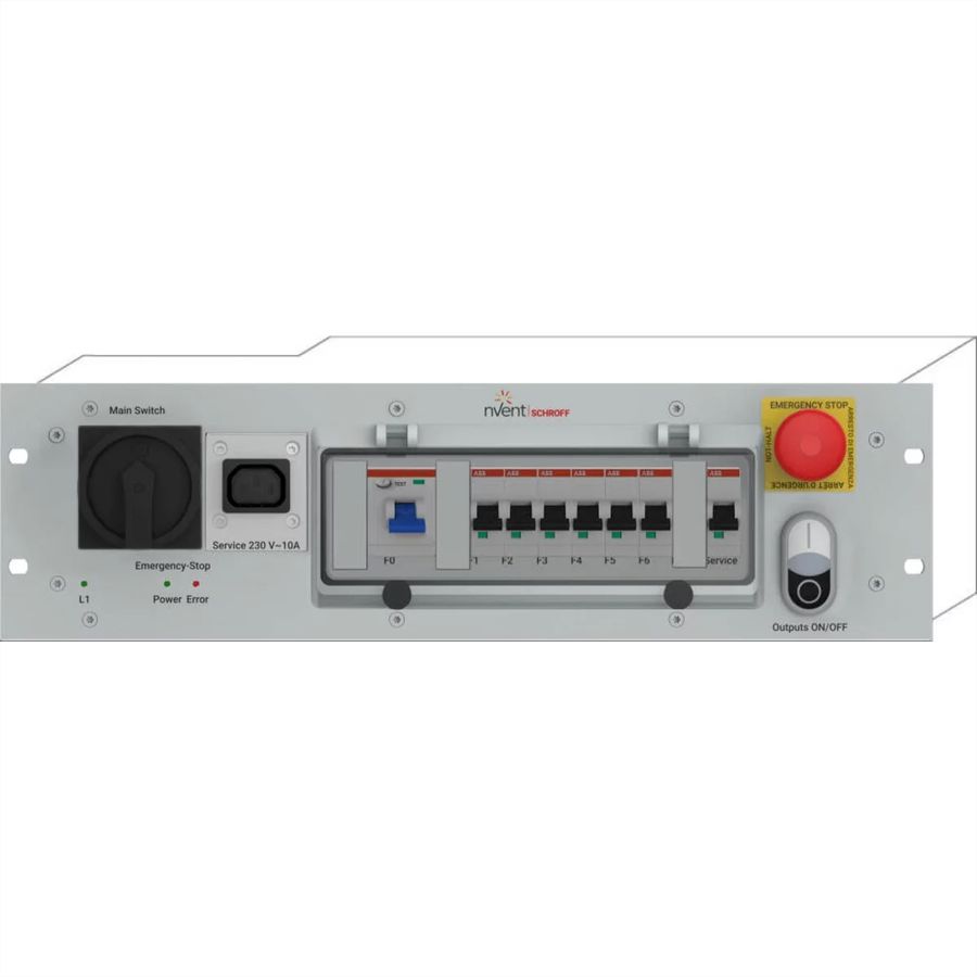 SCHROFF Rack Safety Plus, 3U, 230 VAC, CEE