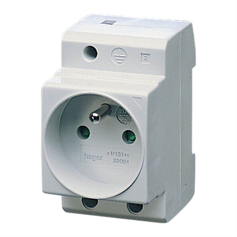 Modules de distribution de courant SCHROFF selon DIN 43880, UTE Prise 250 V, 16 A