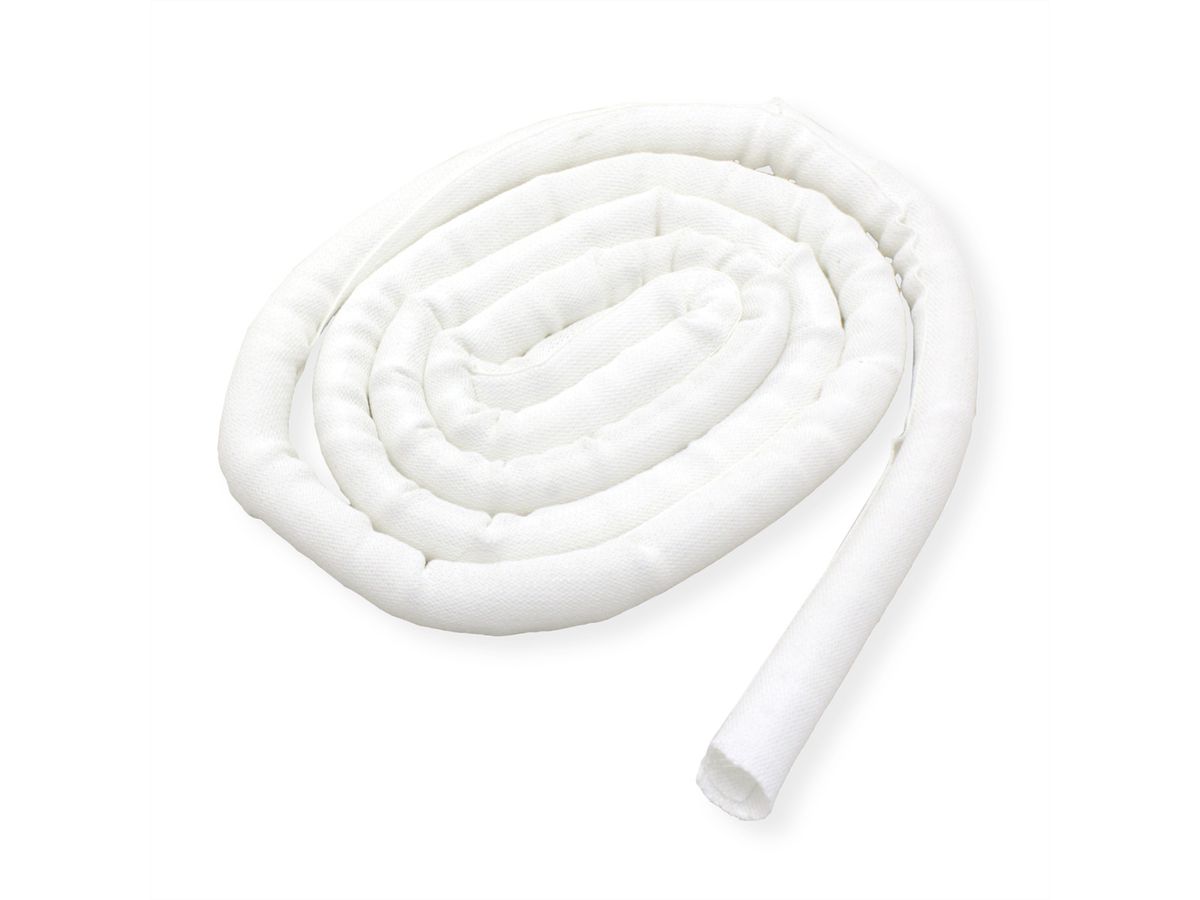 VALUE Tuyau passe-câbles SNAP, blanc, 2,5 m