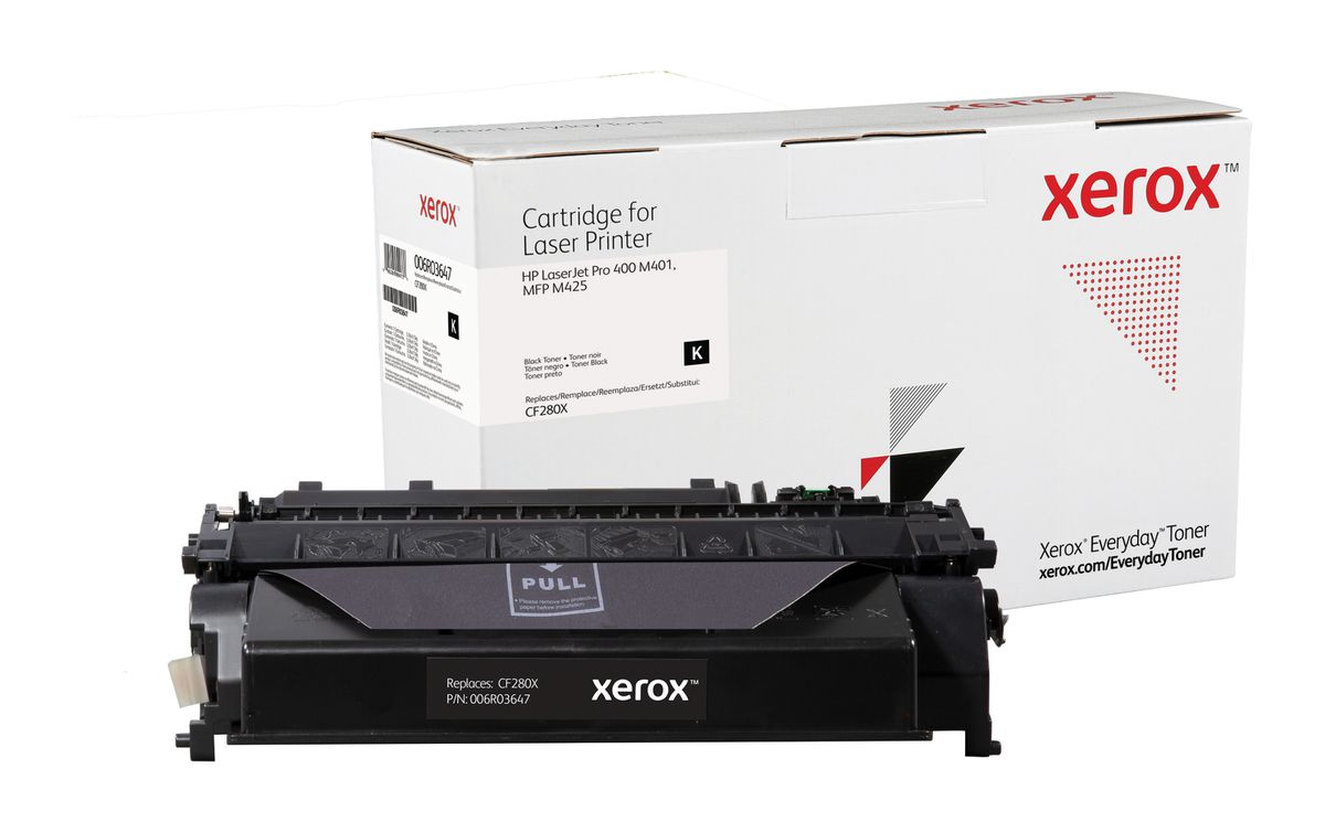 Everyday Toner Noir compatible avec HP 80X (CF280X), Très grande capacité