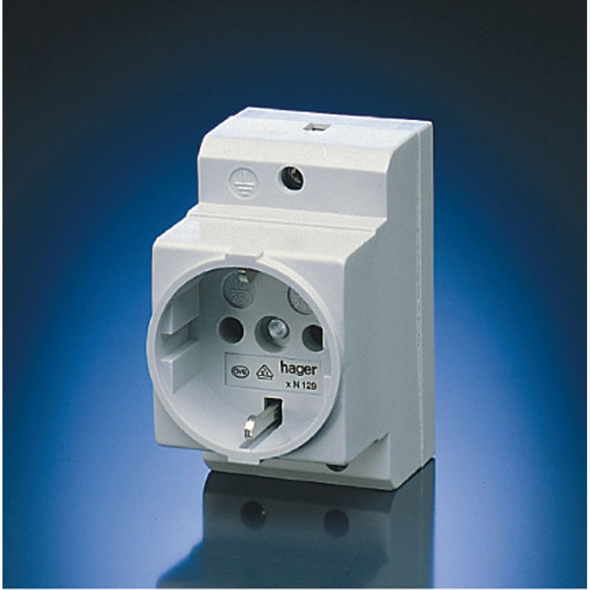 Modules de distribution de courant SCHROFF selon DIN 43880, Prise 2P+T 250 V, 16 A