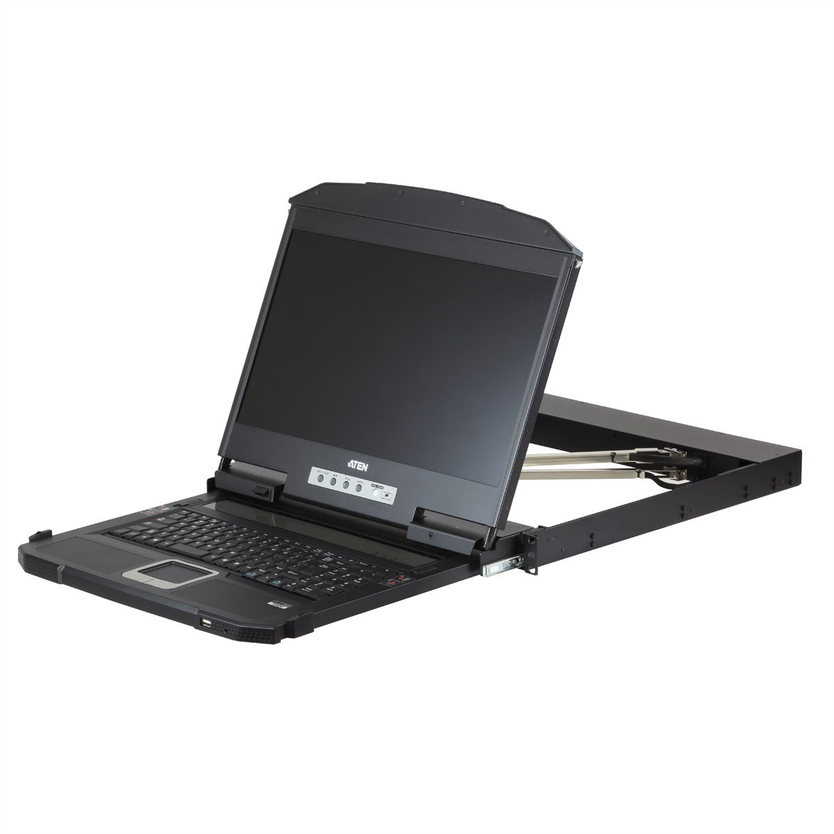 ATEN CL3800NW Console KVM USB HDMI DVI VGA Dual Rail, FR-Layout