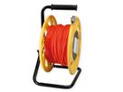 ROLINE Enrouleur de câble RJ-45 Cat.7, fils solides AWG26, connecteurs Cat.6A, orange, 60 m