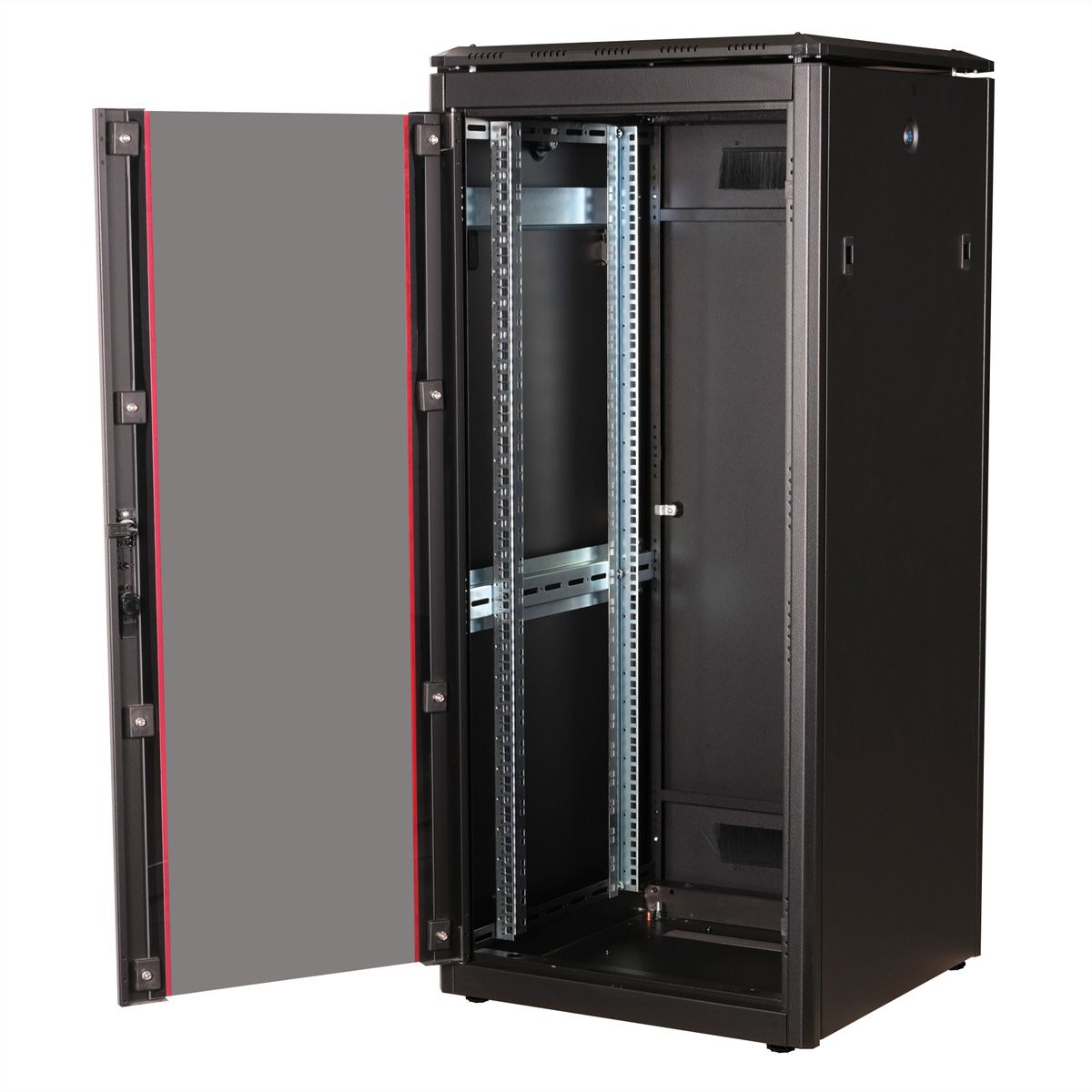 ROLINE 19" Baie réseau Pro 26U, 600x600 LxP Porte verre noir