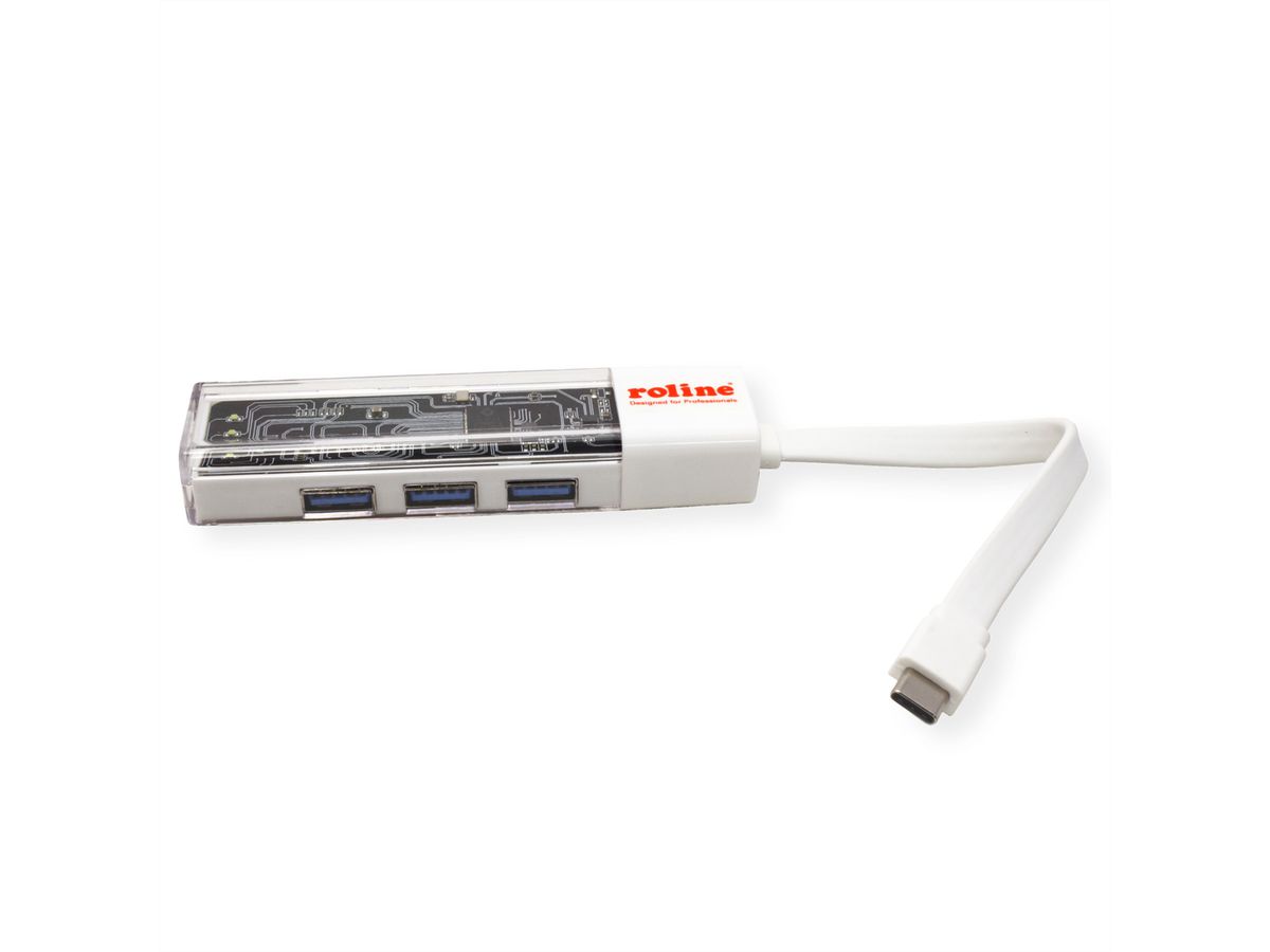 ROLINE Hub USB 3.2 Gen 1, 4 ports, type A+C