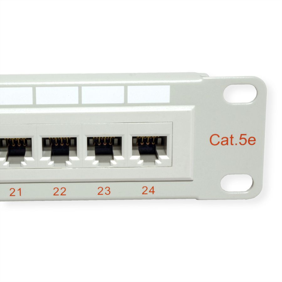 ROLINE Panneau de brassage 19" Cat.5e (Classe D) UTP, 24 ports, gris