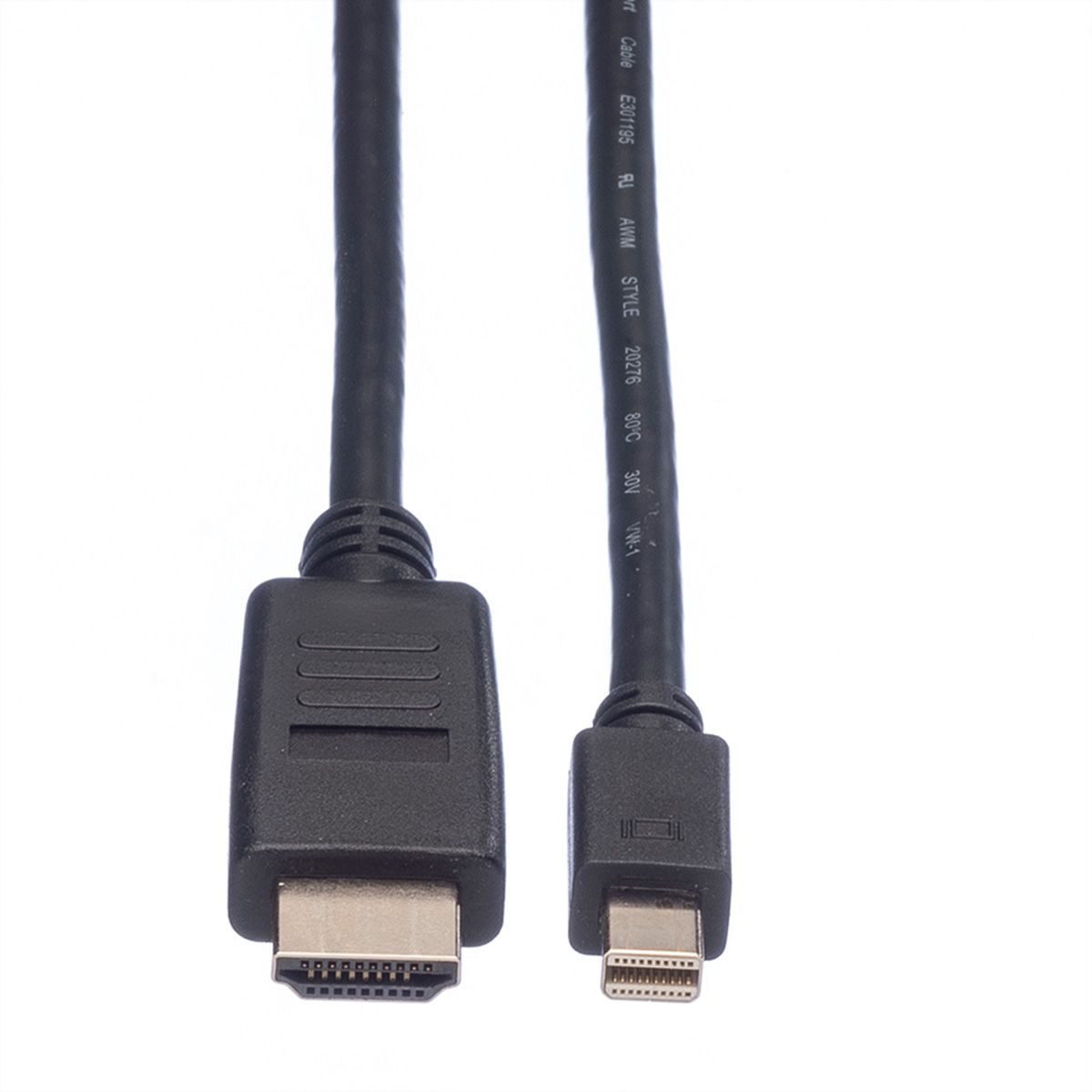 VALUE Mini DisplayPort Câble, Mini DP - HDTV, M/M, noir, 4,5 m