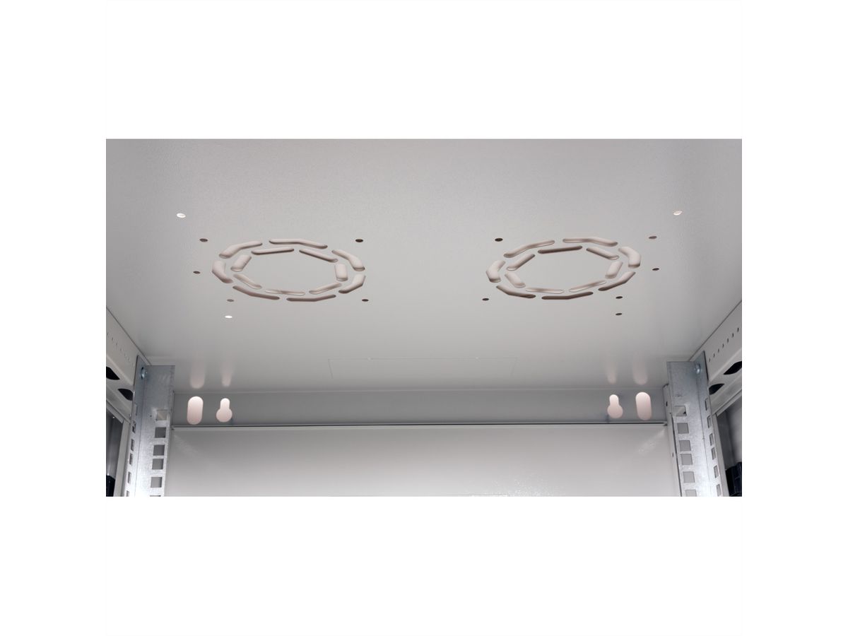 ROLINE 19" Boîtier mural Basic Plus 4U, 600x600 LxP gris