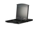 ATEN KL1508AiM Commutateur KVM Over IP, 8 ports, 43cm LCD, VGA, PS/2-USB, FR-Layout