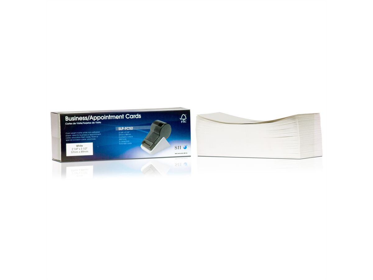 SEIKO SLP-FCS2 Etiquettes Business Cards 140g/m²